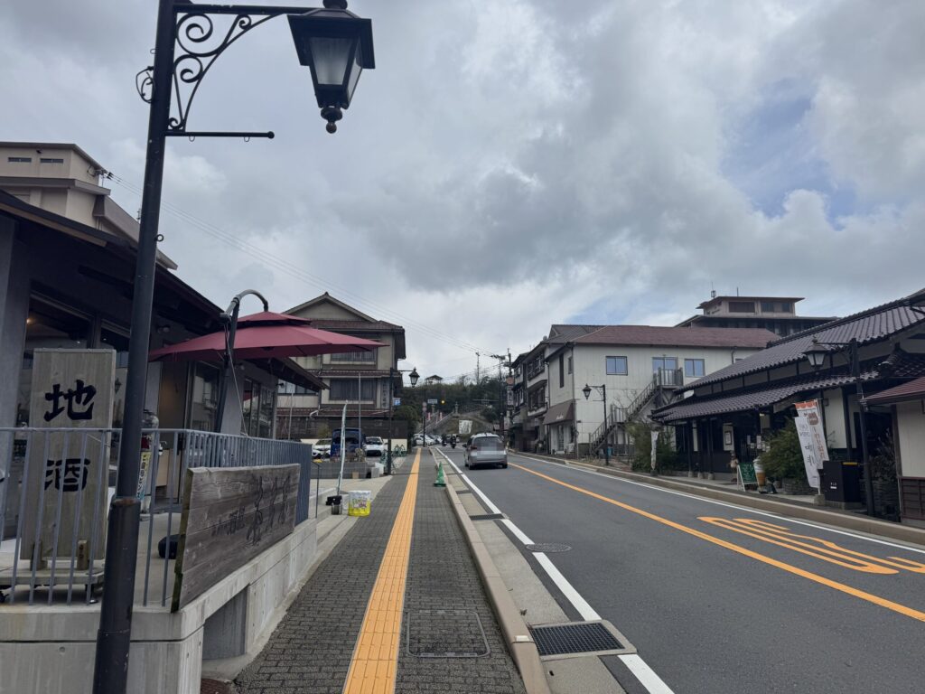 雲仙温泉の街並み